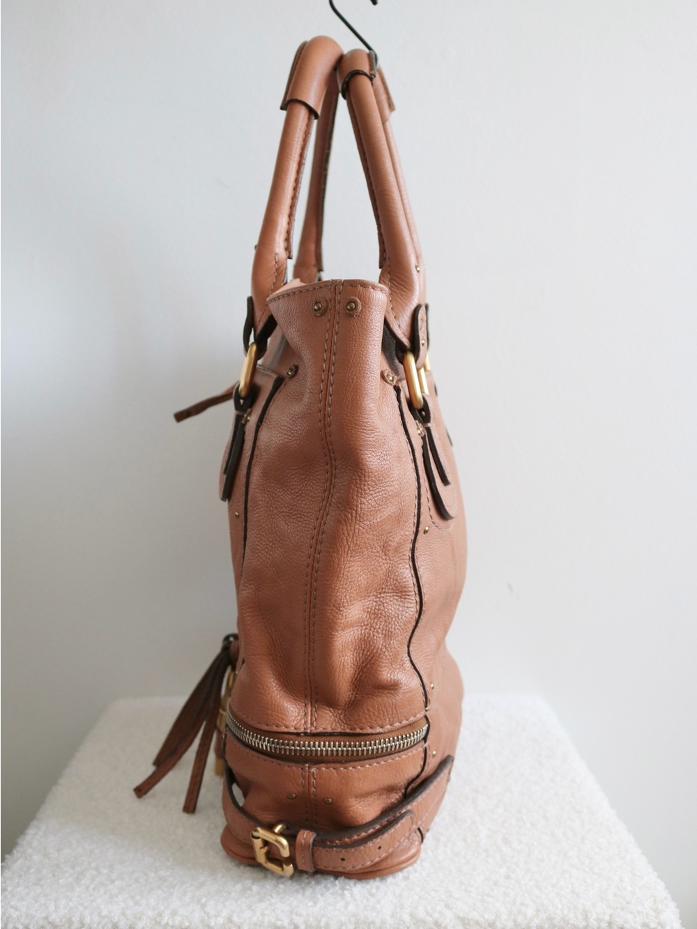 Chloe Paddington Tote Bag Light Brown Leather - Picture 7 of 15